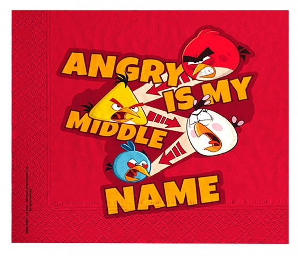 ANGRY BİRDS PEÇETE KIRMIZI 16LI ürün görseli 1