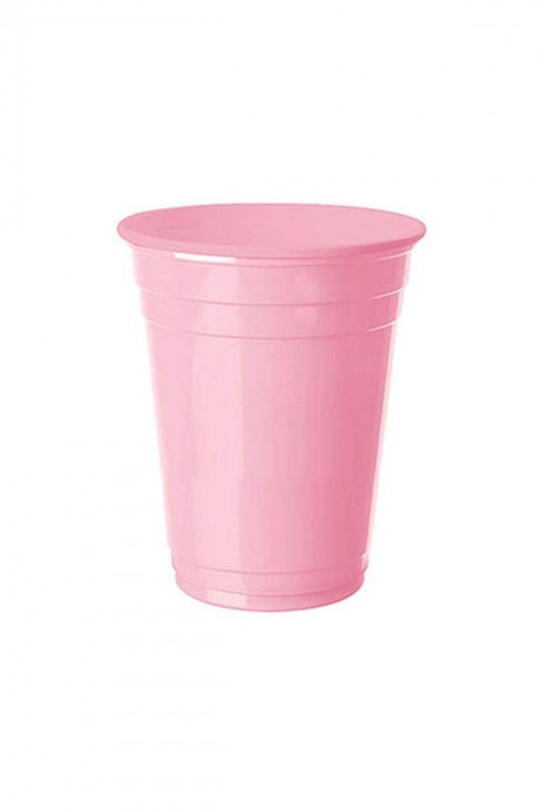BARDAK PLASTİK PEMBE 8Lİ ürün görseli 1
