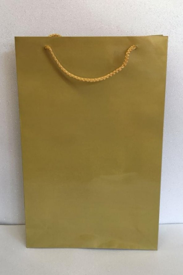 KARTON ÇANTA GOLD 35CM X 45CM - 1 ADET ürün görseli 1