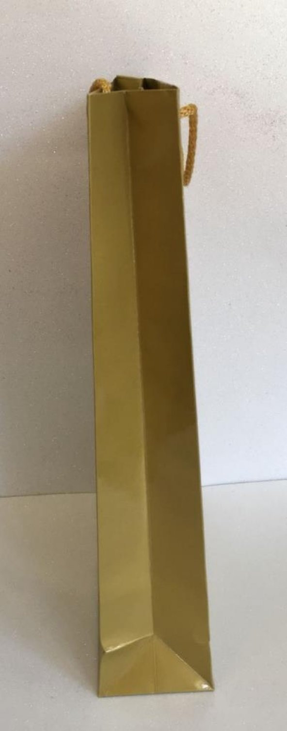 KARTON ÇANTA GOLD 35CM X 45CM - 1 ADET - Resim 3