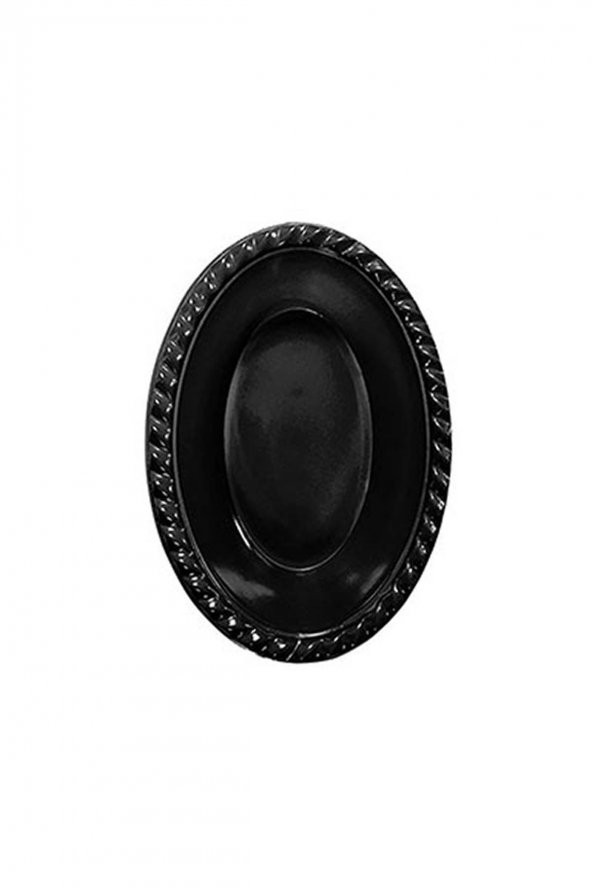 OVAL KASE SİYAH 8Lİ ürün görseli 1