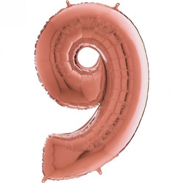 RAKAM BALON FOLYO 9 ROSE GOLD 102 CM (DÜ 75) ürün görseli 1