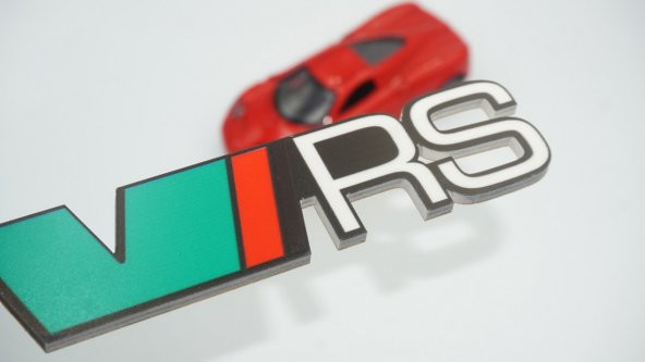 Skoda VRS Logo Epoksi ABS Bagaj 3M 3D Logo Arma ürün görseli 1