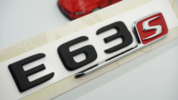 Mercedes Benz AMG E63S Bagaj Yazı Logo Siyah Renk Orjinal Ürün ürün görseli 1
