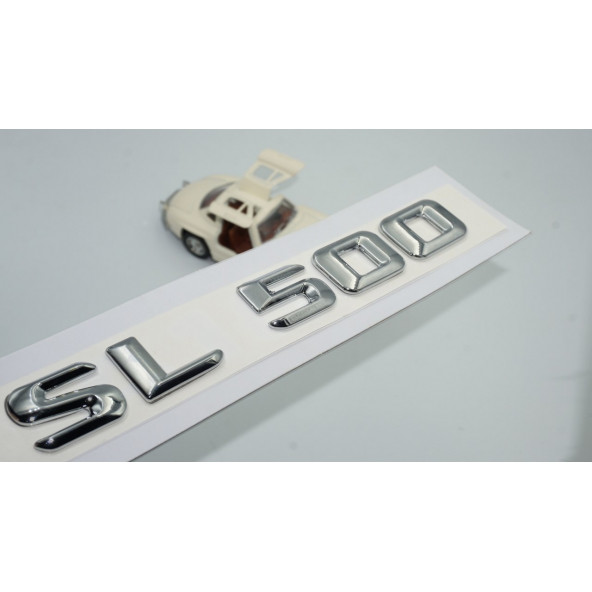 SL 500 Bagaj Krom Metal 3M 3D Yazı Logo ürün görseli 1