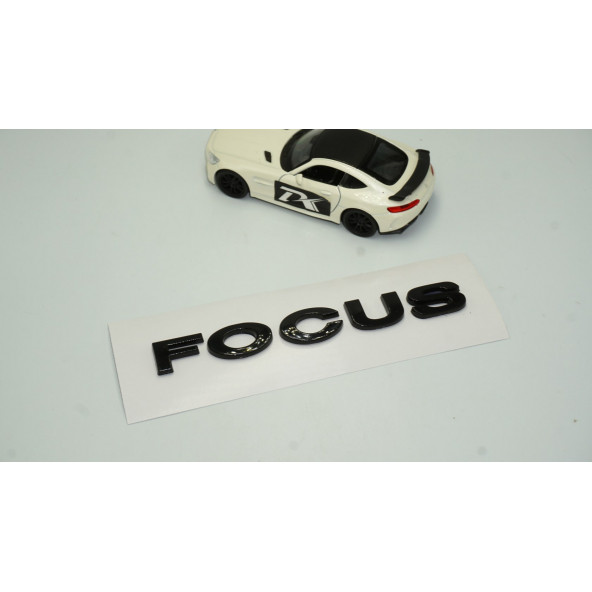 DK Focus Yeni Model Bagaj 3M 3D Siyah ABS Logo Amblem - Resim 2