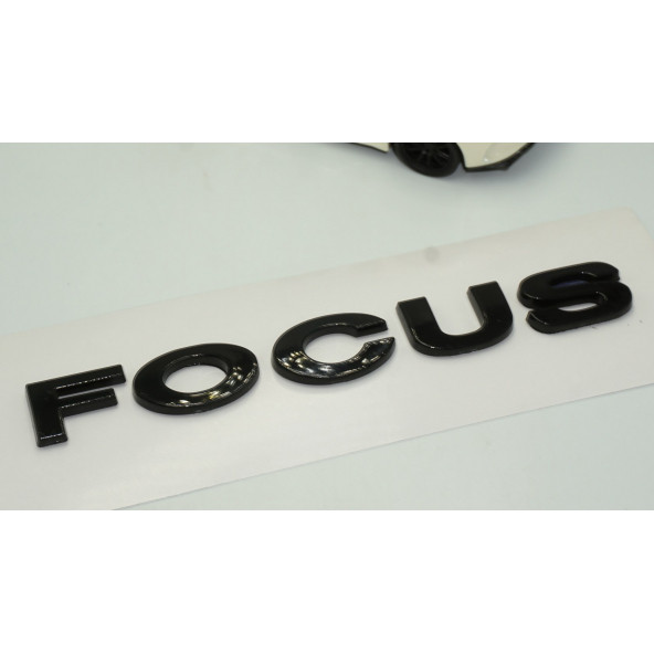 DK Focus Yeni Model Bagaj 3M 3D Siyah ABS Logo Amblem - Resim 3