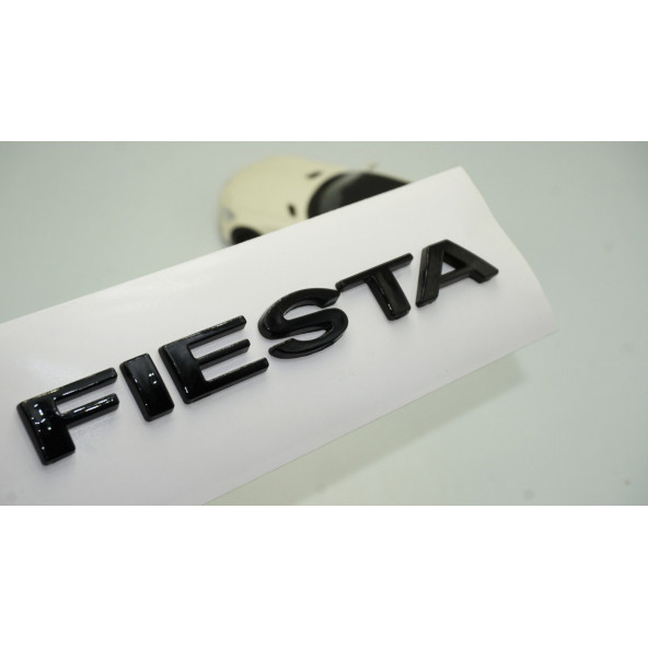 DK Fiesta Yeni Model Bagaj 3M 3D Siyah ABS Logo Amblem ürün görseli 1