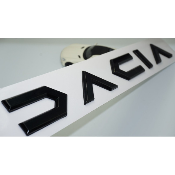 DK Tuning Dacia Yeni Nesil Bagaj 3M 3D Siyah ABS Yazı Logo ürün görseli 1
