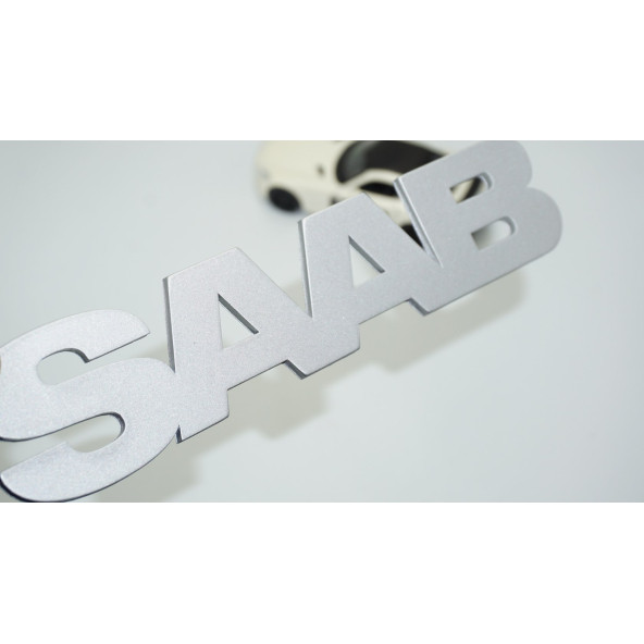 DK Tuning Saab Bagaj Gri ABS Logo Amblem Arma ürün görseli 1