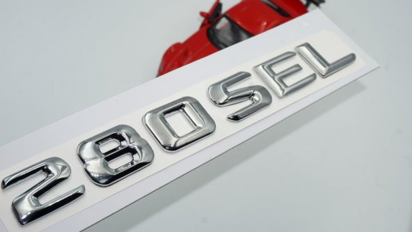 Mercedes Benz 280 SEL Bagaj Krom Metal 3M 3D Yazı Logo ürün görseli 1