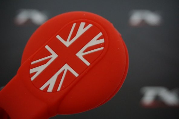 Mini Cooper F56 F55 F54 F60 English Flag 1.Kalite Silikon Anahtar ürün görseli 1