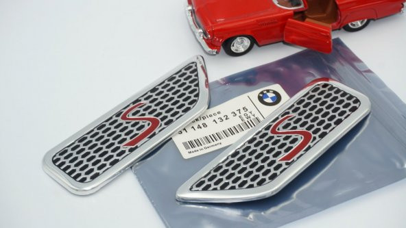 Mini Cooper S Çamurluk Yanı 3M 3D Logo Amblem 2 Li Set - Resim 6
