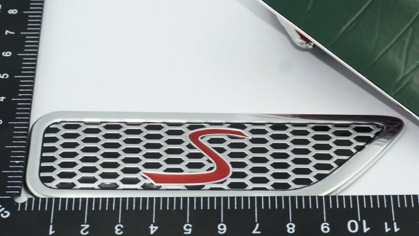 Mini Cooper S Çamurluk Yanı 3M 3D Logo Amblem 2 Li Set - Resim 5