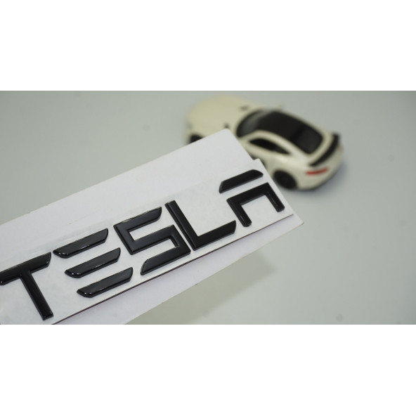 DK Tesla Model 3 Y S X Series Bagaj Siyah Metal 3M 3D Yazı Logo ürün görseli 1