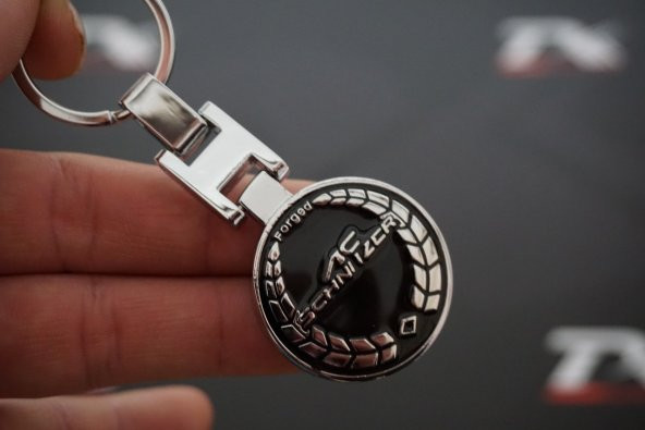 Bmw AC Schnitzer Logo Krom Metal Çift Yön Anahtarlık ürün görseli 1