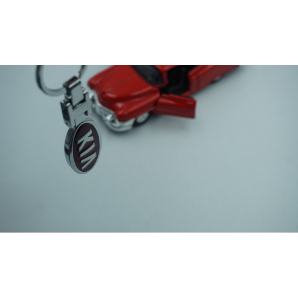 Kia Logo Krom Metal Çift Yön Anahtarlık New Style ürün görseli 1