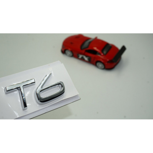 Volvo T6 XC60 XC90 S60 S80 S60L V40 V60 3M Krom Bagaj Yazı Logo ürün görseli 1