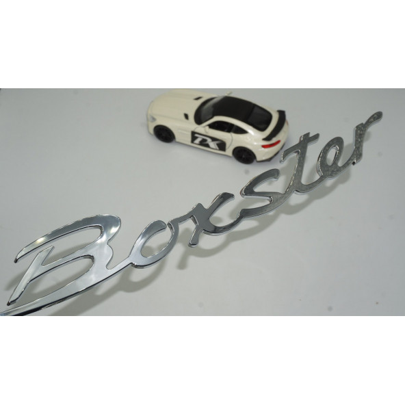 Porsche Boxster Bagaj 3M 3D Krom ABS Eski Model Yazı Logo Amblem ürün görseli 1