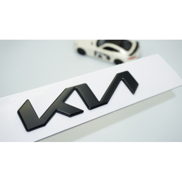 DK Tuning Kia Yeni Nesil Siyah Metal Kaput Bagaj 13cm Logo Arma ürün görseli 1