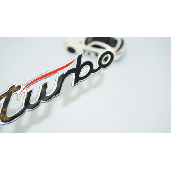 DK Tuning Turbo Krom Alüminyum Body Plaka 3M 3D Logo Amblem ürün görseli 1