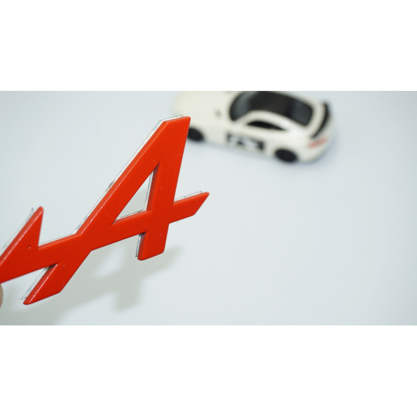 DK Tuning Alpine F1 Kırmızı ABS 3M Bagaj Yazı Logo Renault İle Uyumlu ürün görseli 1