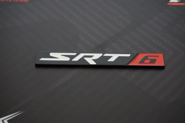 Dodge SRT 6 Krom Metal Bagaj 3M 3D Logo - Resim 2