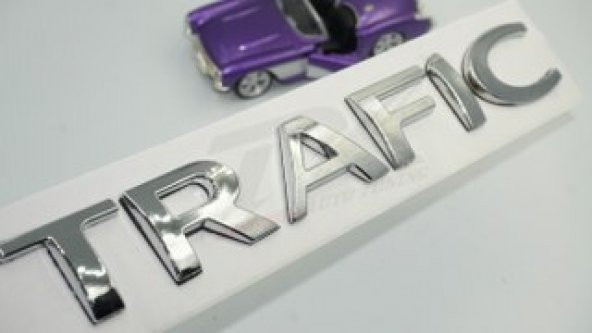 Renault TRAFIC 3 Bagaj Krom ABS 3M 3D Yazı Logo Amblem ürün görseli 1