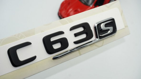 C63S Bagaj Yazı Logo Siyah Renk Orjinal Ürün ürün görseli 1