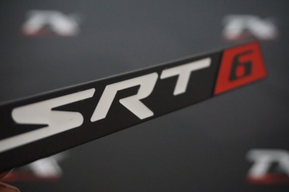 Dodge SRT 6 Krom Metal Bagaj 3M 3D Logo ürün görseli 1