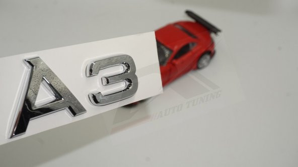 Audi A3 Bagaj Krom 3M Yazı Logo Orjinal Ürün ürün görseli 1