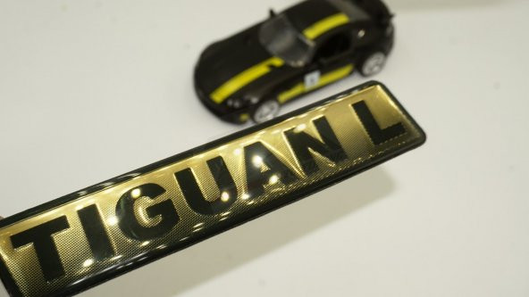 Volkswagen Tiguan L Logo Bagaj 3M 3D Damla Desen Yazı Logo Amblem ürün görseli 1