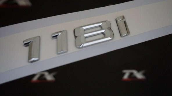 Bmw 118i Bagaj Krom Metal 3M 3D Yazı Logo ürün görseli 1