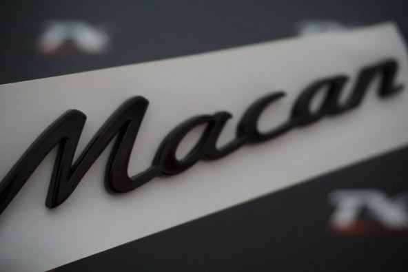 Porsche Macan Metal 3M Bagaj Logo Orjinal Ürün ürün görseli 1