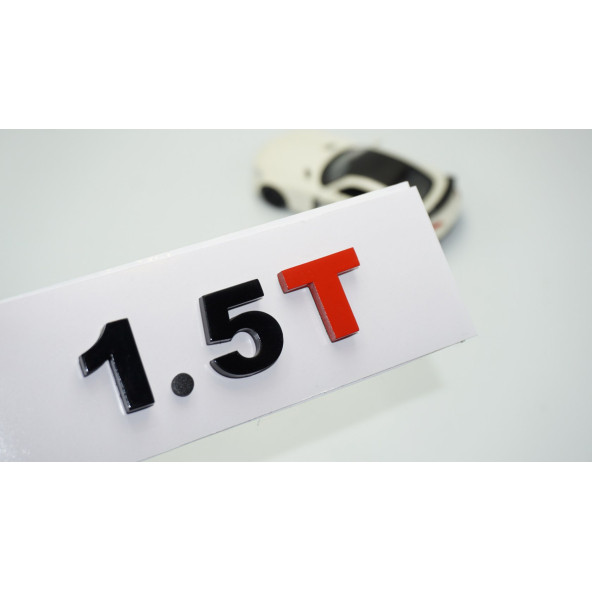 DK Tuning 1.5T Bagaj Siyah Kırmızı Yazı Logo Volkswagen İle Uyumlu ürün görseli 1