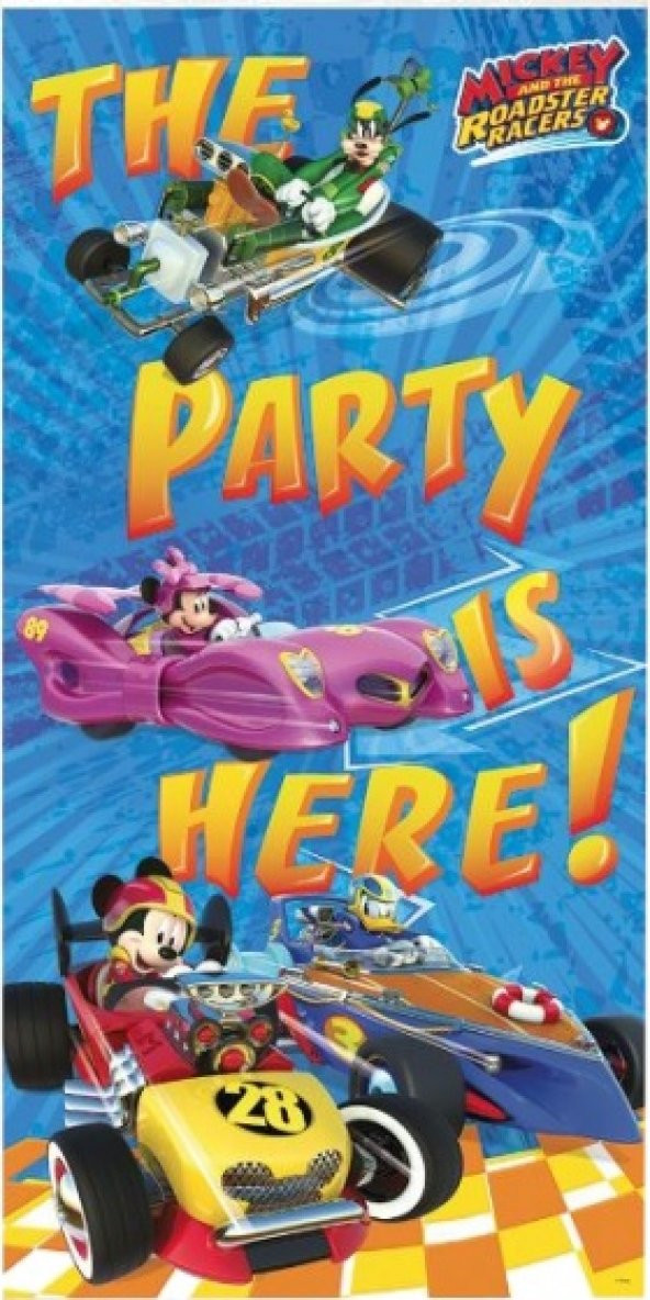 MICKEY ROADSTER KAPI BANNER 75X150 ürün görseli 1