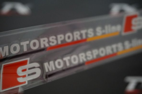 Audi S Motorsport S Line Ayna Sticker ürün görseli 1