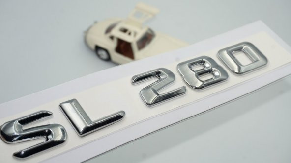 SL 280 Bagaj Krom Metal 3M 3D Yazı Logo ürün görseli 1
