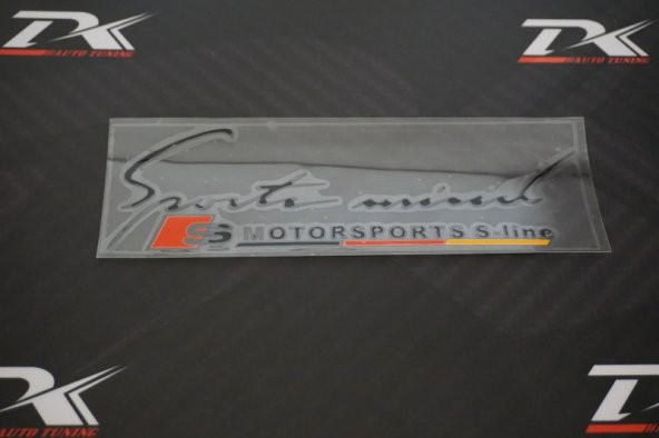 Audi S Motorsport S Line Sticker - Resim 6