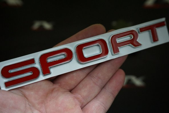 Land Rover Range Rover Sport Krom Metal Bagaj Logo Amblem 3M 3D ürün görseli 1