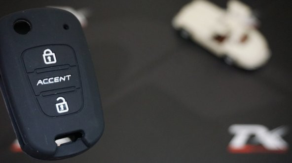 Hyundai Accent Hyundai Logolu 1.Kalite Silikon Anahtar Kılıfı ürün görseli 1
