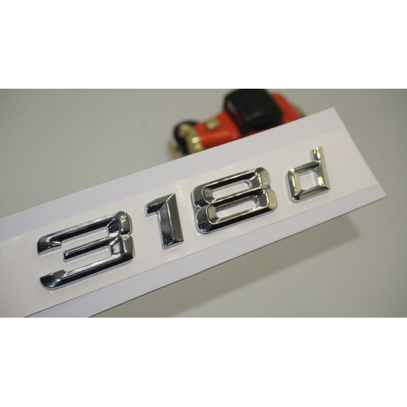Bmw 318d Bagaj Krom Metal 3M 3D Yazı Logo ürün görseli 1