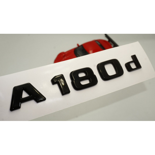 A 180d Bagaj Parlak Siyah ABS 3M 3D Yazı Logo ürün görseli 1