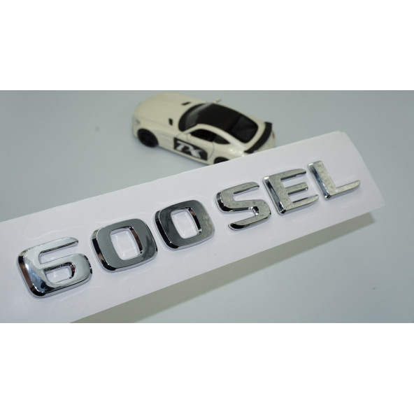 DK Tuning 600 SEL Bagaj Krom ABS 3M 3D Yazı Logo Benz İle Uyumlu ürün görseli 1