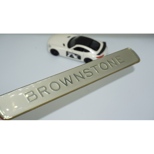 DK Tuning Brownstone Gri Bagaj Logo Land Rover İle Uyumlu ürün görseli 1