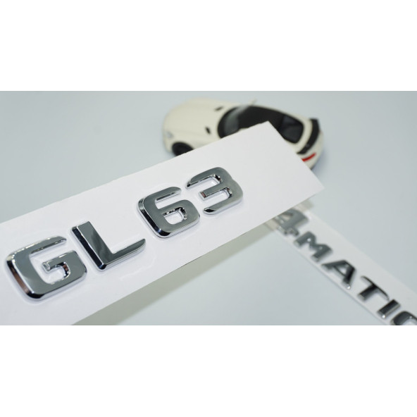 DK Tuning GL63 4Matic Bagaj Krom ABS Yazı Logo Benz İle Uyumlu ürün görseli 1