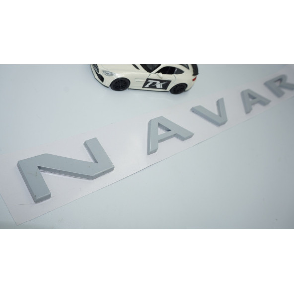 DK Tuning Navara 3M 3D Gri Abs Bagaj Yazı Logo Nissan İle Uyumlu ürün görseli 1