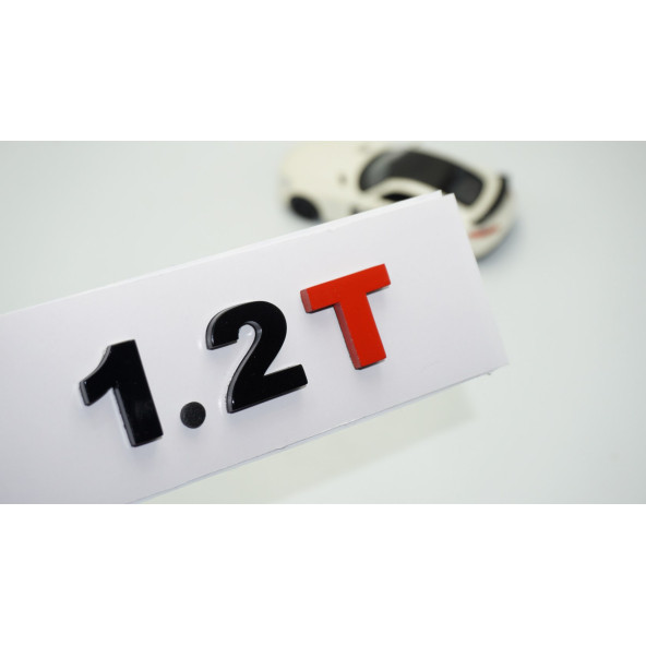 DK Tuning 1.2T Bagaj Siyah Kırmızı Yazı Logo Volkswagen İle Uyumlu ürün görseli 1