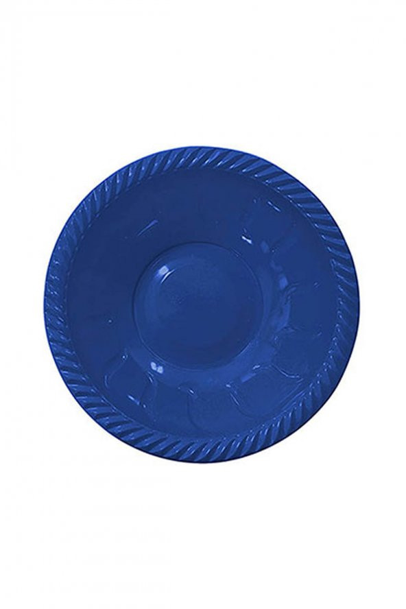 YUVARLAK KASE PLASTİK LACİVERT 6LI ürün görseli 1