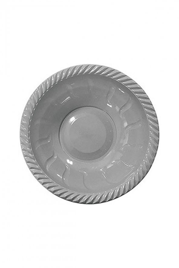 YUVARLAK KASE PLASTİK GÜMÜŞ 6LI ürün görseli 1